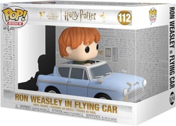 Funko Pop! Ride Super Deluxe Harry Potter: Chamber of Secrets 20th Anniversary - Ron Weasley in Flying Car      #112