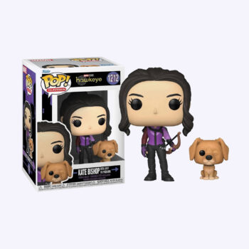Funko Pop! & Buddy Marvel: Hawkeye - Kate Bishop with Lucky Pizza Dog Vinyl Bobblehead    #1212