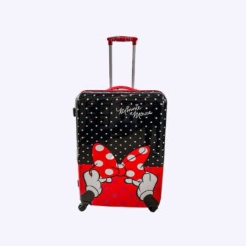 Mala de Viagem - Tamanho G - Laço Poá Minnie