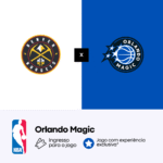 Orlando Magic x Denver Nuggets </br> 27 DEZ 25 - 7:00 PM