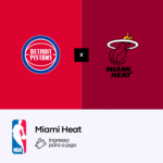 Miami Heat x Detroit Pistons </br> 08 MAR 26 - 6:00 PM