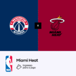 Miami Heat x Washington Wizards </br> 04 ABR 26 - 3:00 PM