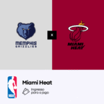 Miami Heat x Memphis Grizzlies </br> 21 FEV 26 - 8:00 PM